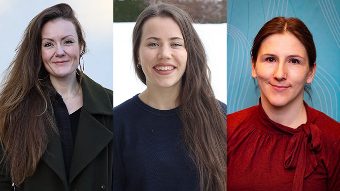 Helena Margrethe Strandli Schmidt, Tonje Baugerud and Marta Bivand Erdal