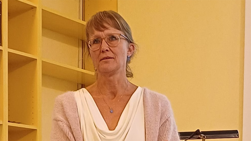 Hildegunn Valen Kleive ved Det norske institutt i Roma