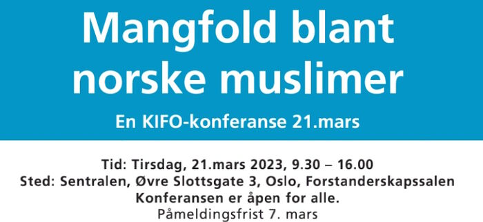 KIFO-konferanse 21. mars 2023. https://www.kifo.no/