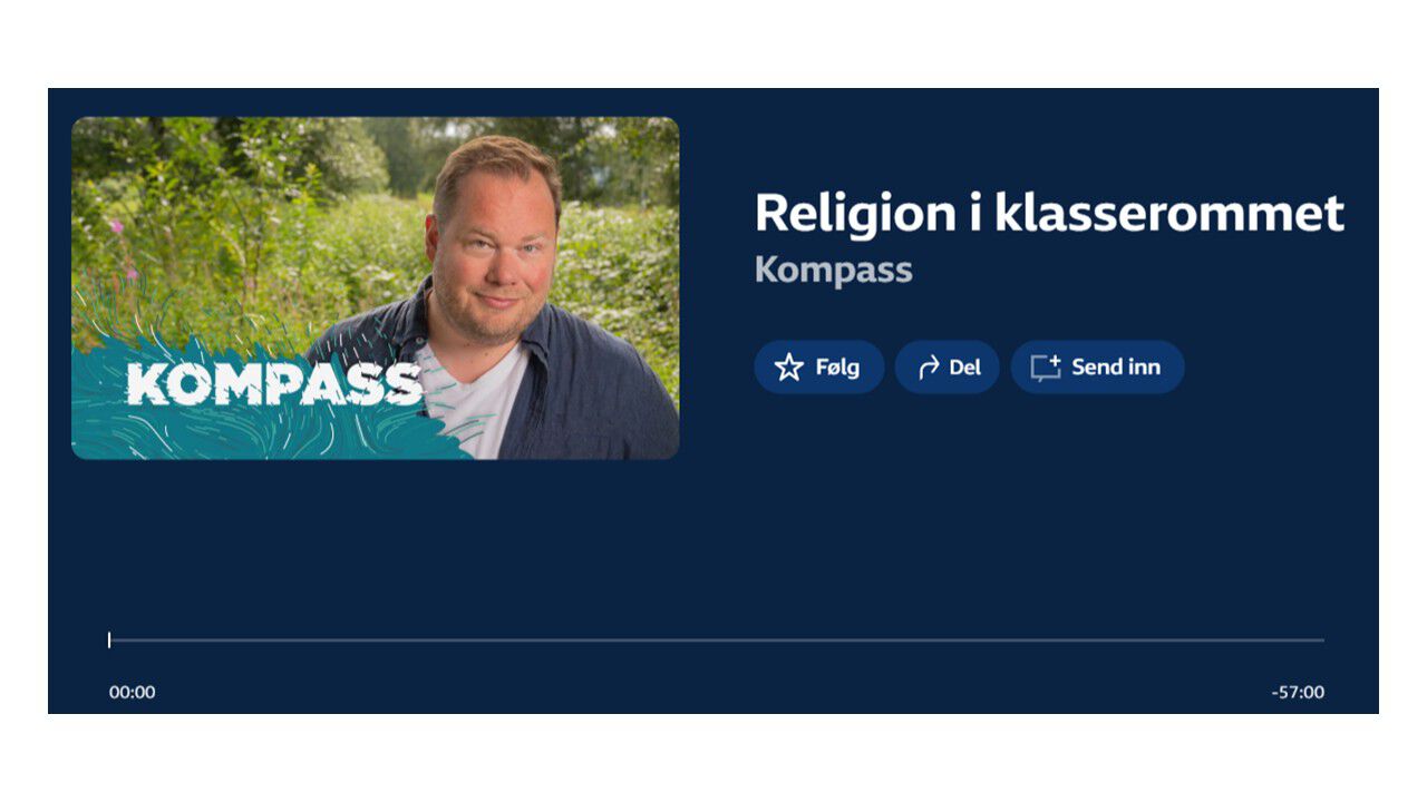 Hjemmeside for programmet Kompass