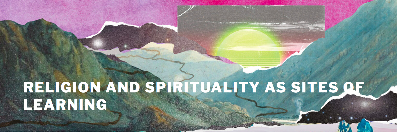 Logo for konferansen Religion and spirituality as sites of learning