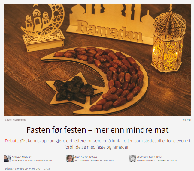 Tittelbilde og overskrift til kronikken