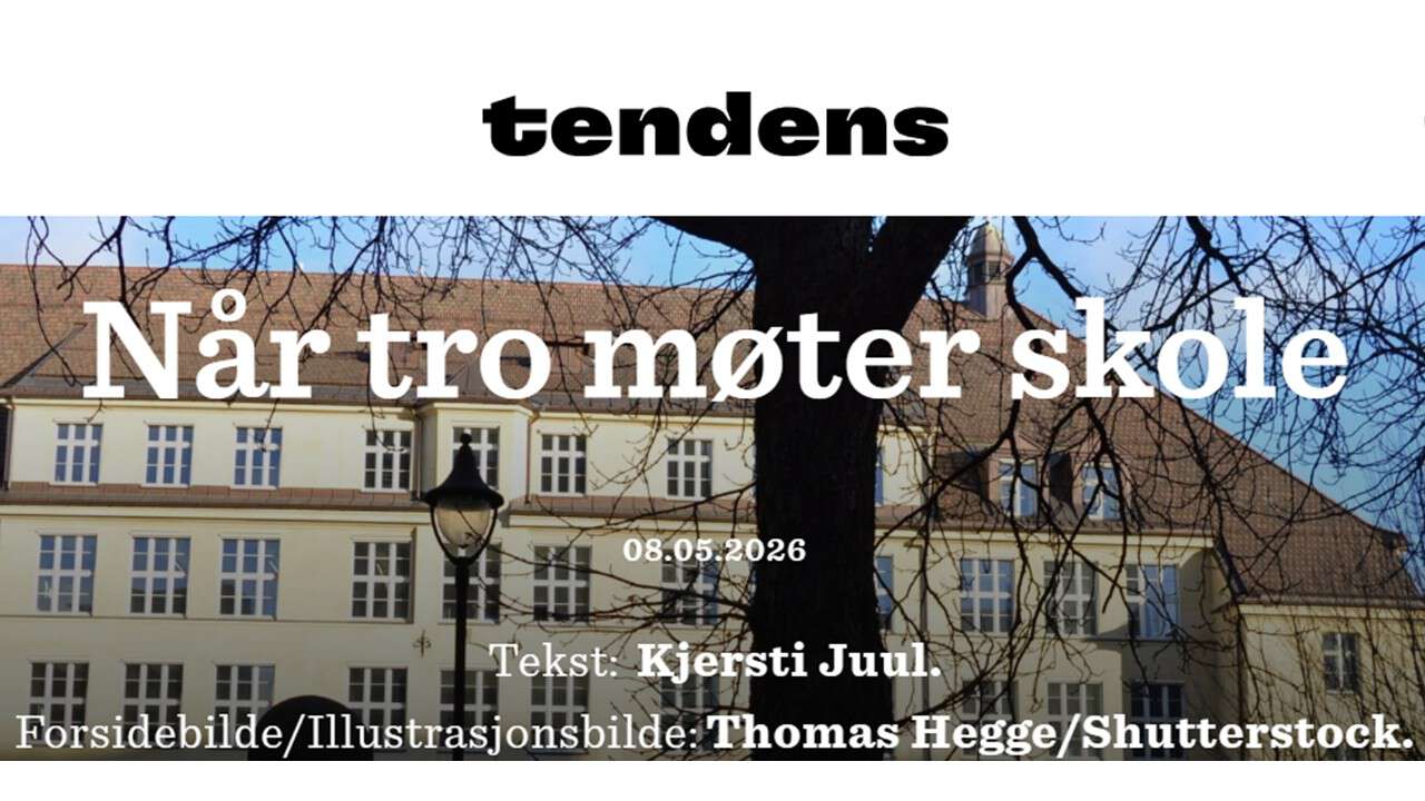 Skolebygning. Illustrasjonsfoto til saken i Tendens