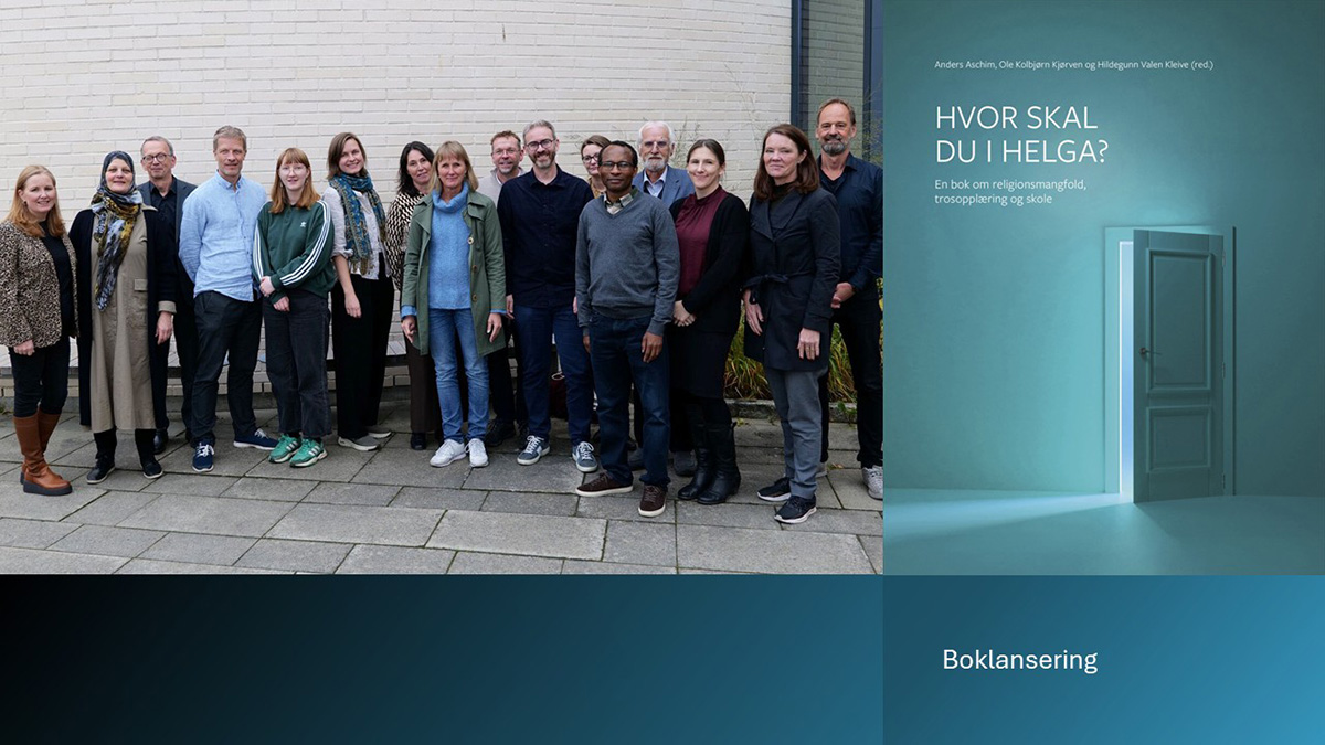 Utsnitt av boka "Hvor skal du hen i helga?" som oppsummerer forskningsprosjektet FAITHEDs arbeid og som gis ut på Cappelen Damm Forskning.