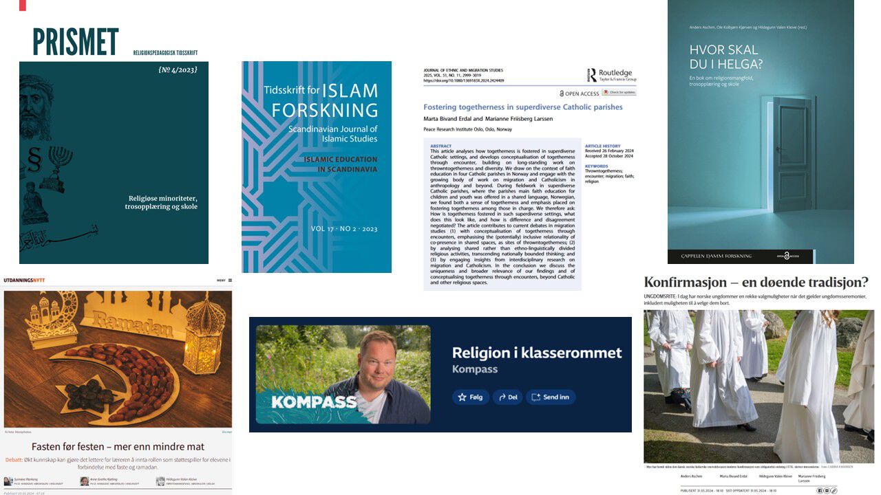Bilder av publikasjoner fra Faithed