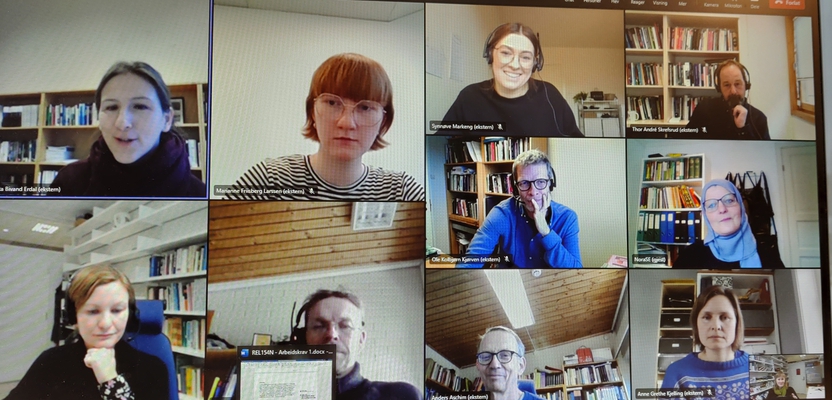 Left to right, upper row: Marta Bivand Erdal, Marianne Friisberg Larsen, Synnøve Markeng, Thor-André Skrefsrud. Middle: Ole Kolbjørn Kjørven, Nora S. Eggen. Lower row: Marianne Hustvedt, Vebjørn Horsfjord, Anders Aschim, Anne Grethe Kjelling, Hildegunn Valen Kleive. Photo: Hildegunn Valen Kleive