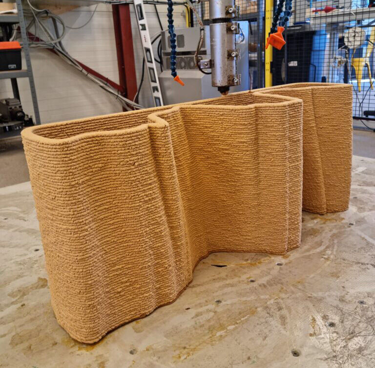 Eksempel på 3D-printing i tre.