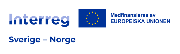 Logo Interreg Sverige Norge og logo medfinansieras av Europeiska unionen