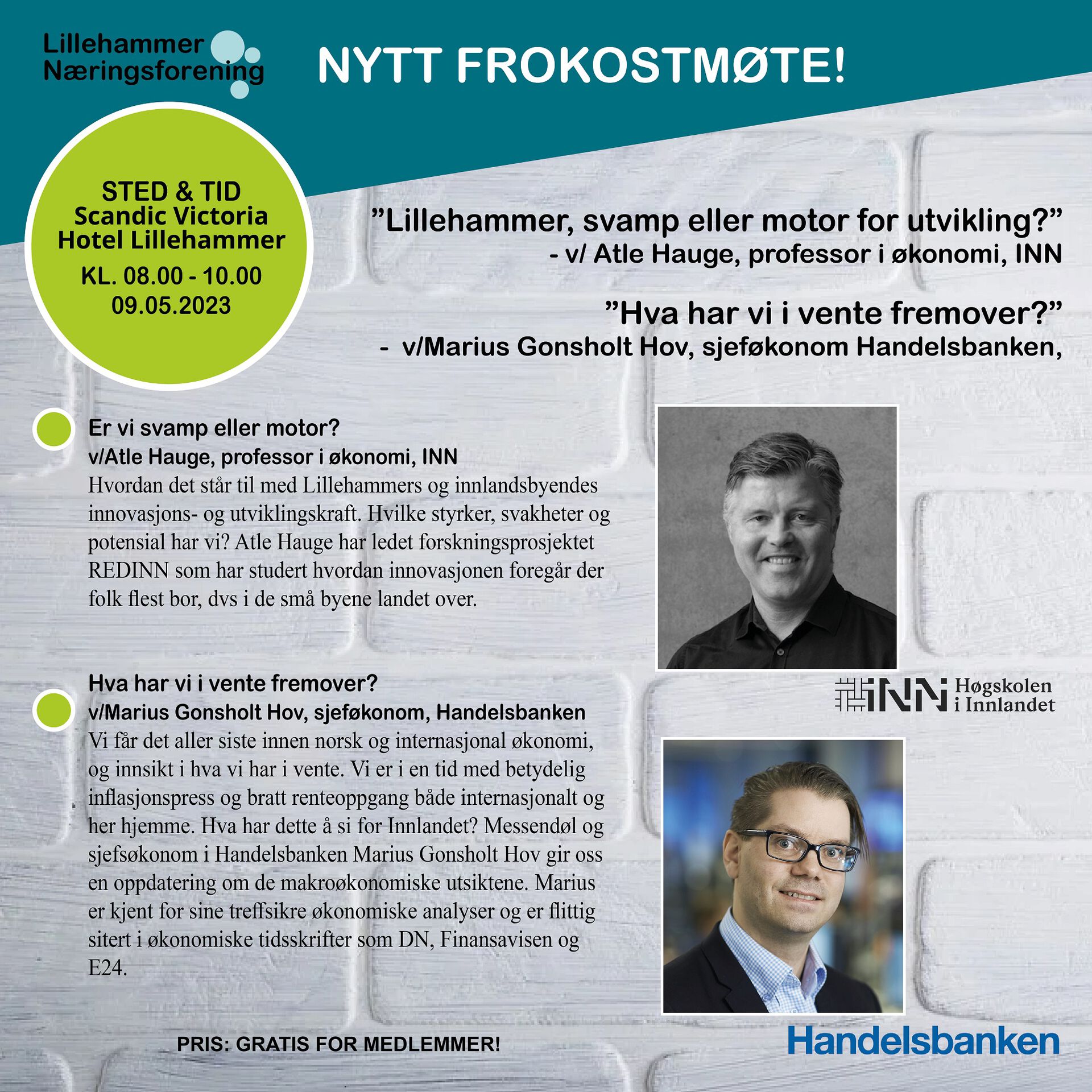 reklameplakat for møtet
