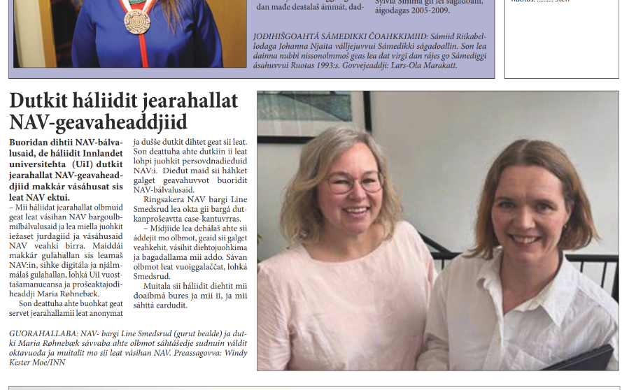 avisklipp på samisk