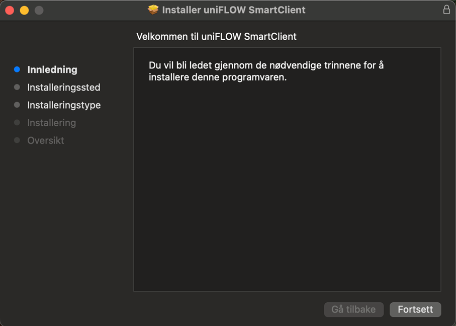 Installasjon av programvare