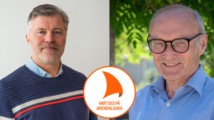 Portettbilder av Atle Hauge og Aksel Hagen