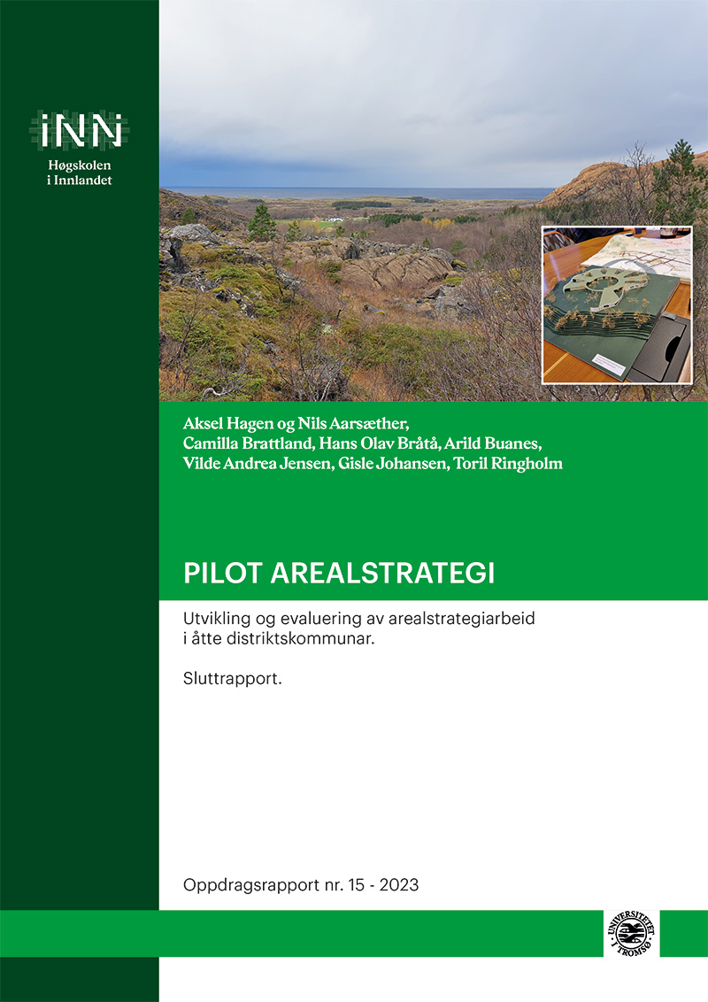 Omslag rapport Pilot arealstrategi