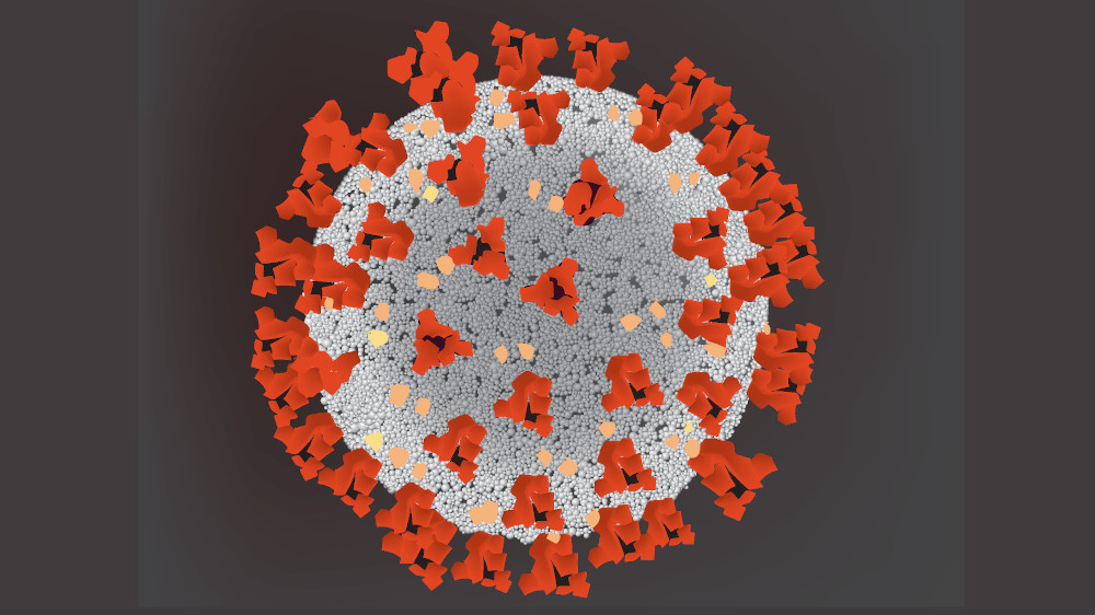 Illustrasjon av koronaviruset