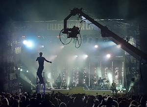 Live sending fra stor konsertscene
