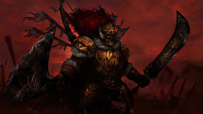 Zen Chumphon Singhakawi's picture, showing a large, dark character in front of a red background.