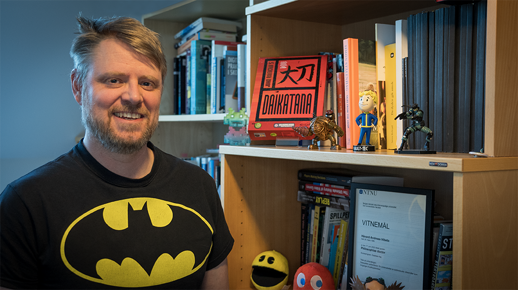 ​  Redaktør og førsteamanuensis ved Spillskolen Håvard Vibeto. 