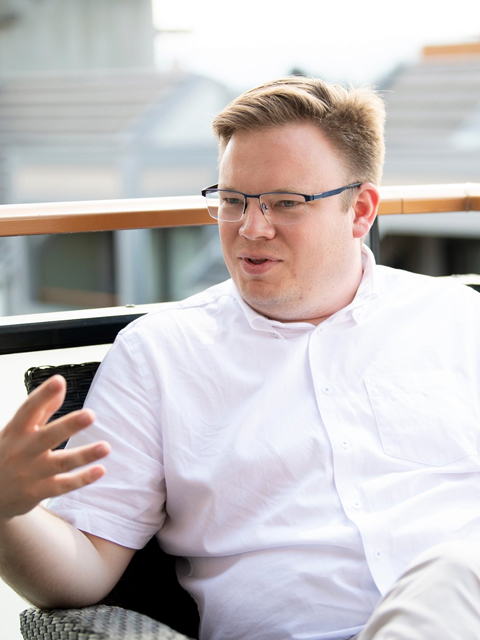 Bilde av Even Aleksander Hagen i skjorte