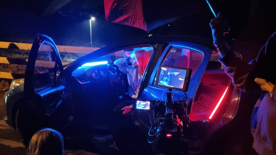 Intervju med Thea ute i bilen