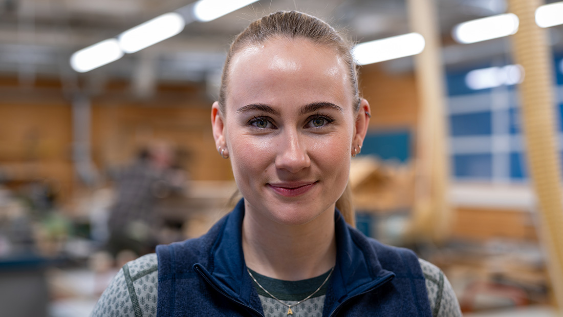 Portrett Frida Dybvig Haugen. 