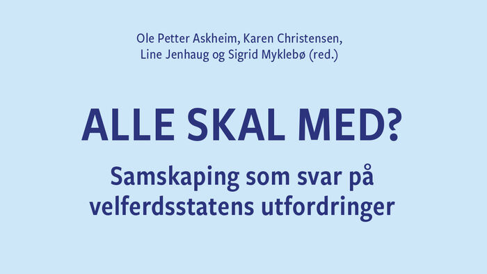 Bilde av toppen på omslaget med stiliserte figurer