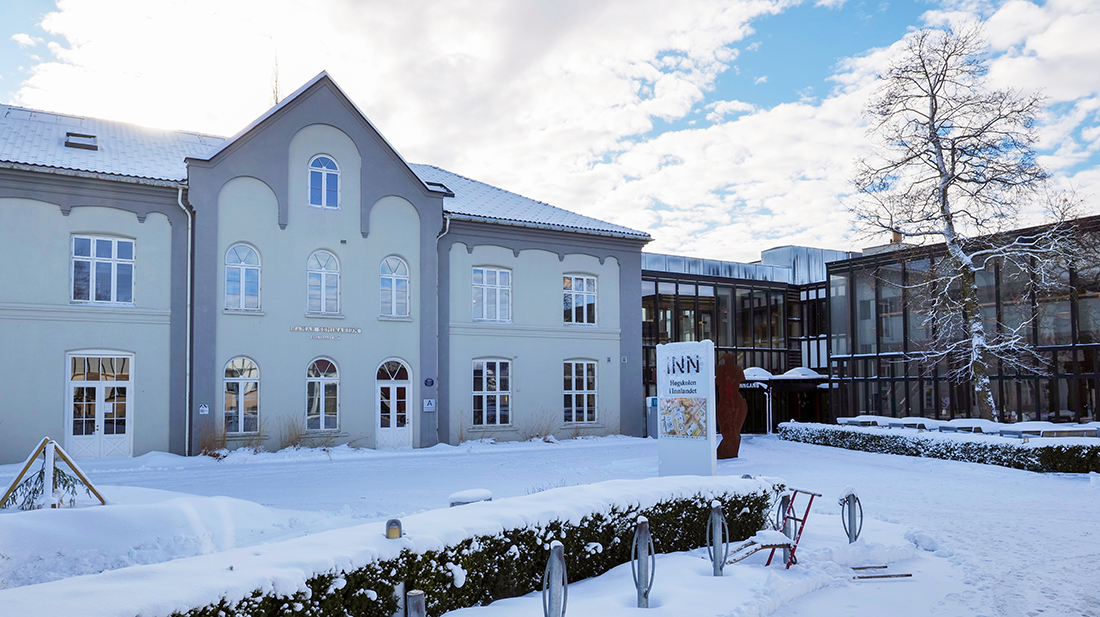 Utendørsfoto av studiested Hamar. 