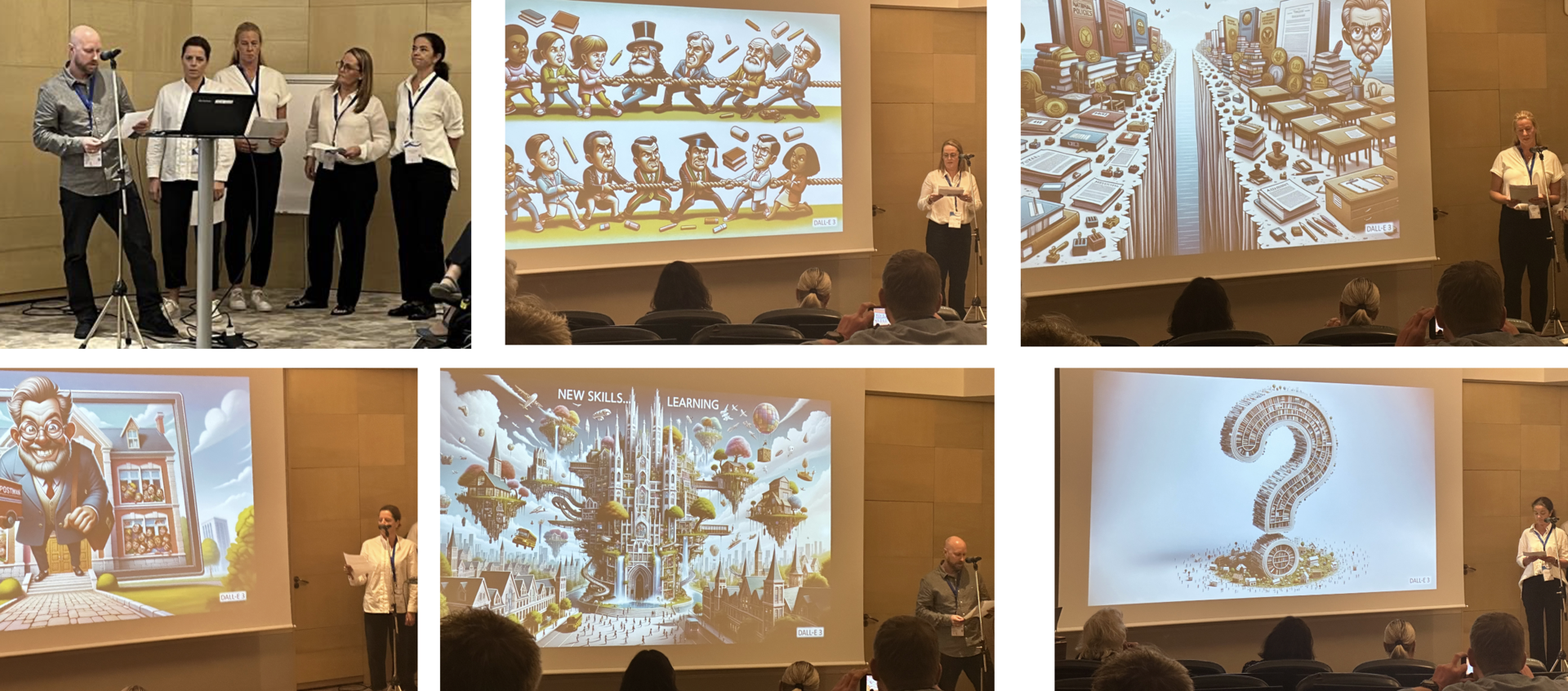 Bilde av alle som presenterte på Ignite talk