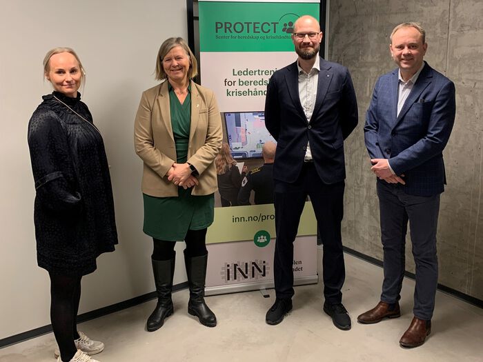 Picture of Inger Lund-Kordahl, Anne-Karin Rime, Håkon Kongsrud Skard and Ole Erik Hørstad.