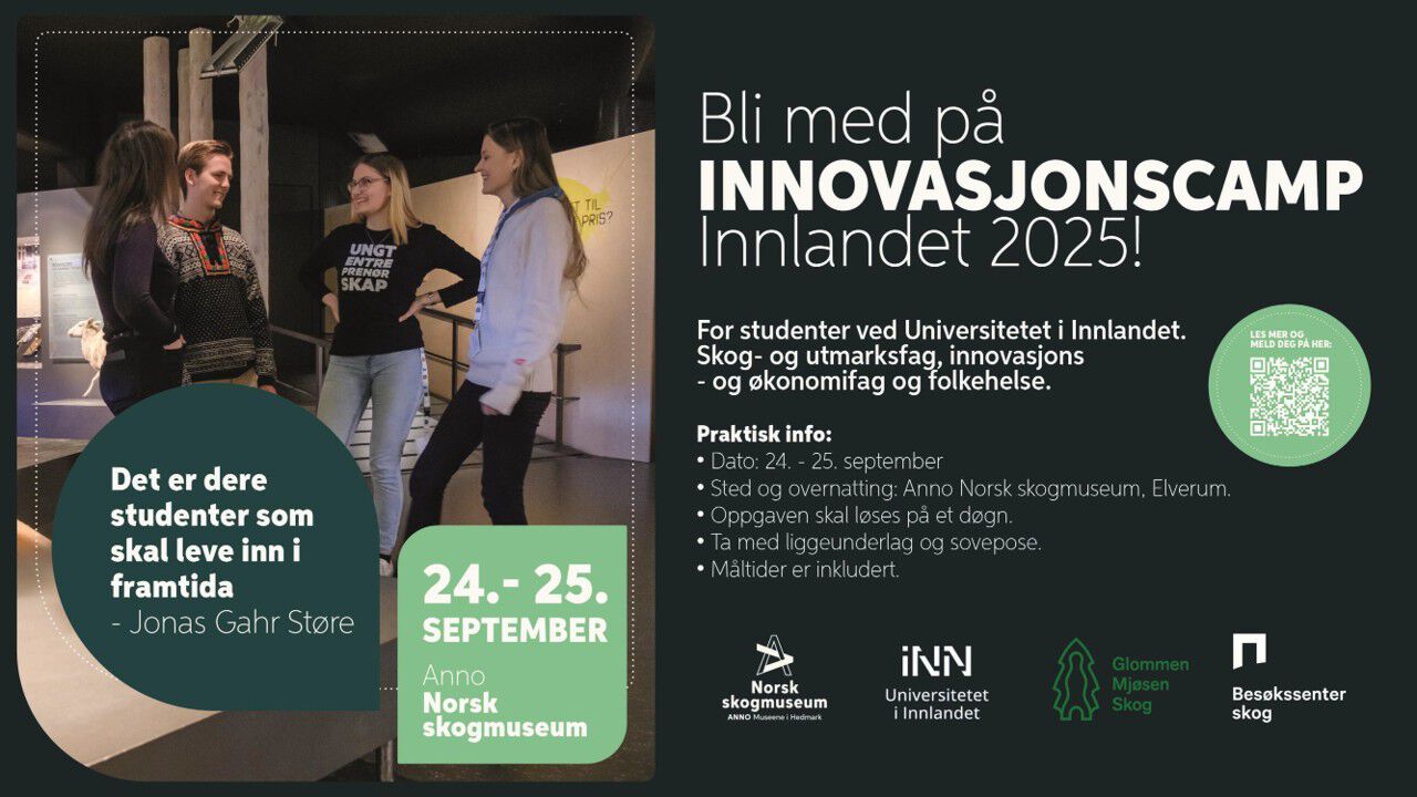 Plakat for innovasjonscampen