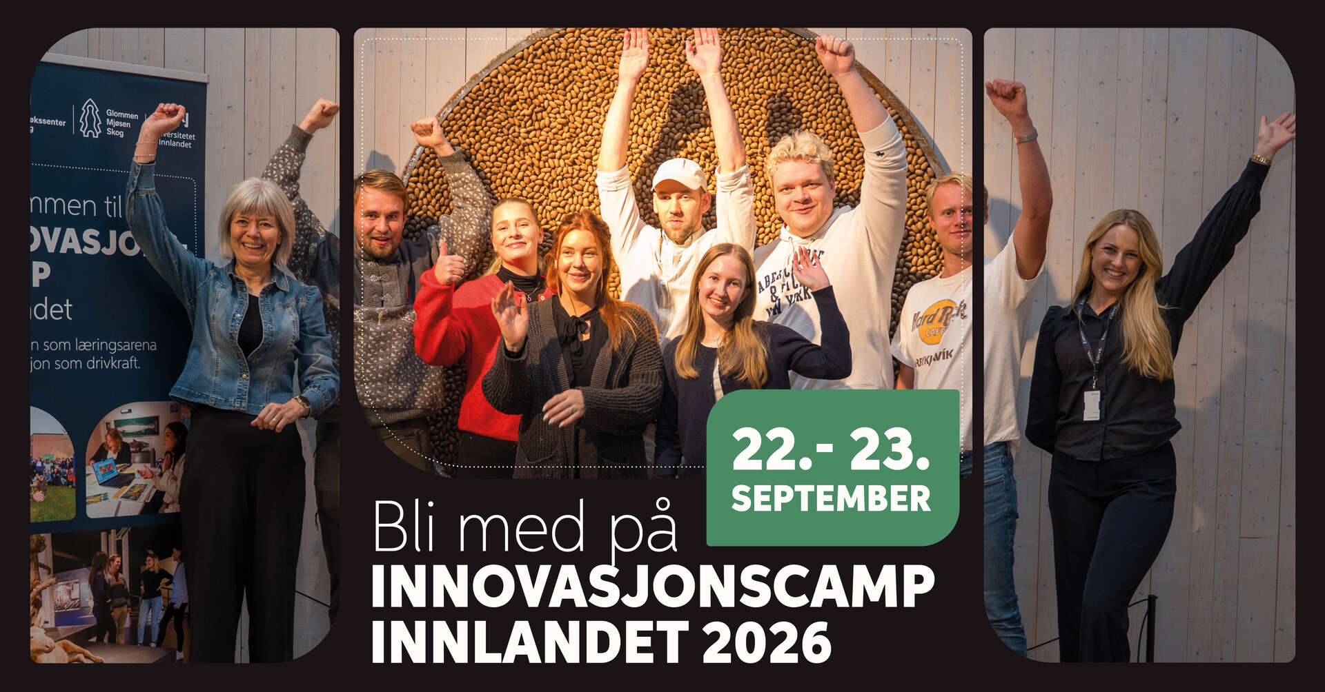 Plakat og invitasjon til innovasjonscamp