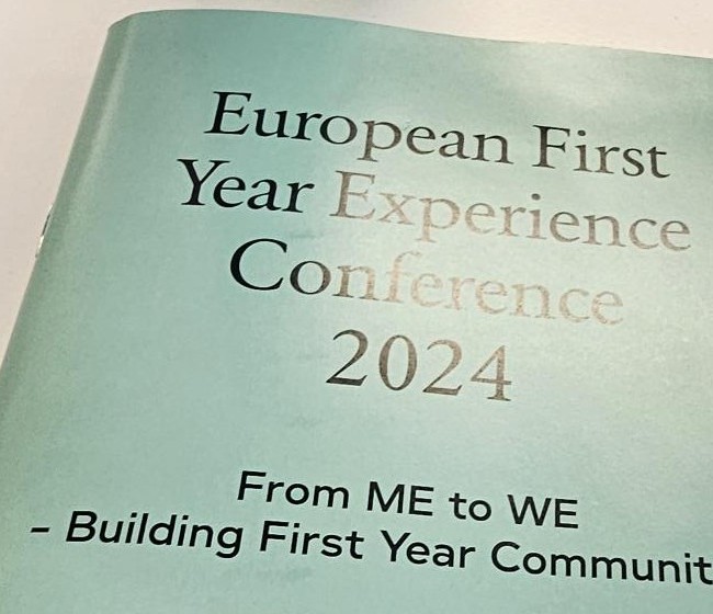 Et hefte med teksten: European First Year Experience Conference 2024