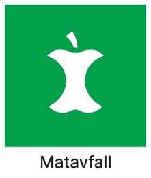 Bilde viser et symbol for matavfall.