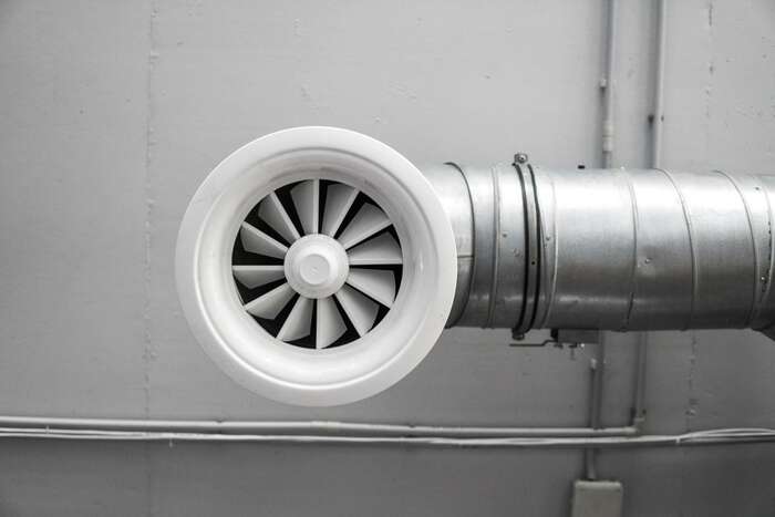 Bilde viser en ventilasjonsvifte
