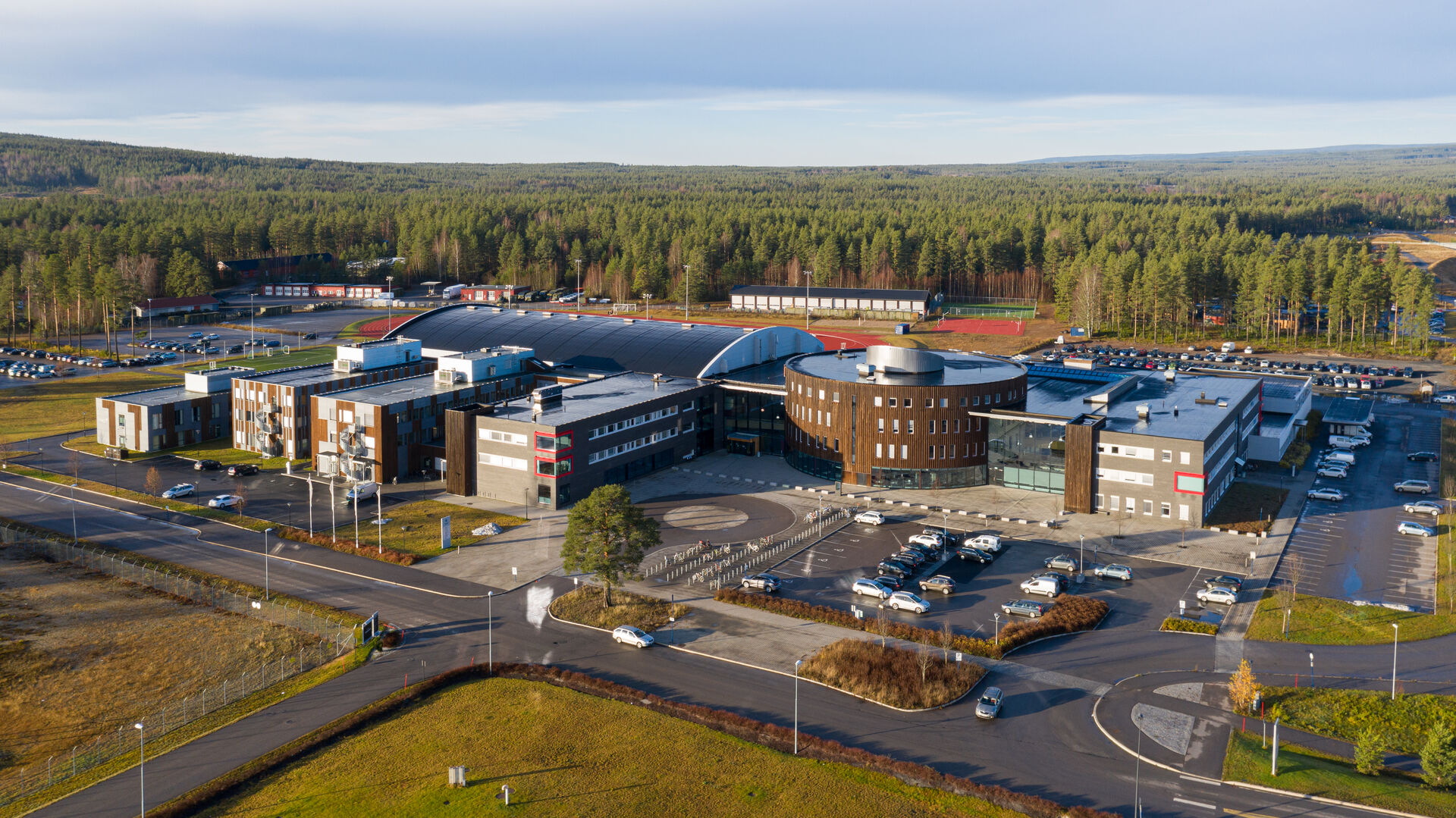 Terningmoen seen from above