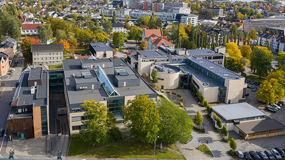 Oversiktsbilde over studiested Hamar.