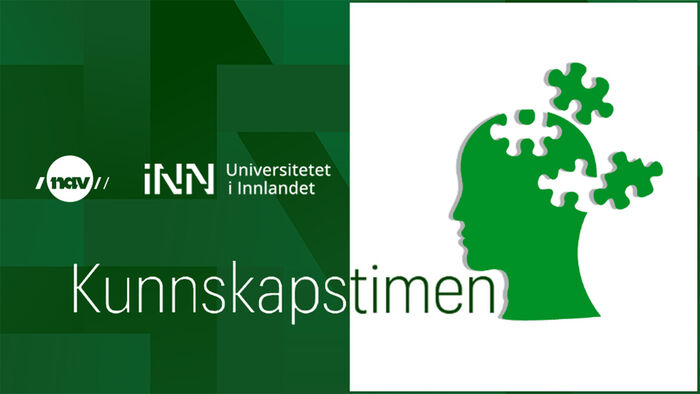 Plakat med påskriften Kunnskapstimen og INN og Navs logog