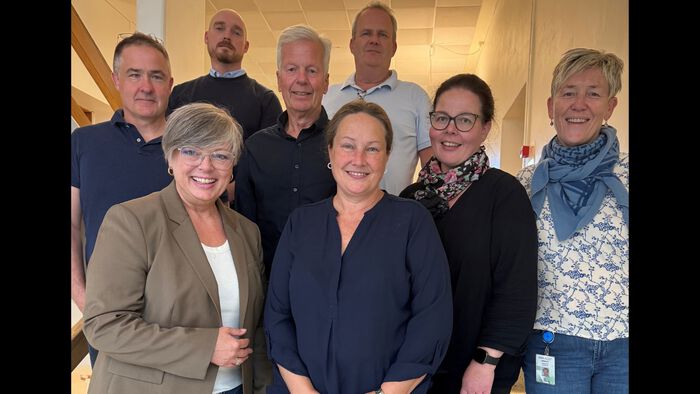 Evalueringskomiteen på åtte oppstilt.