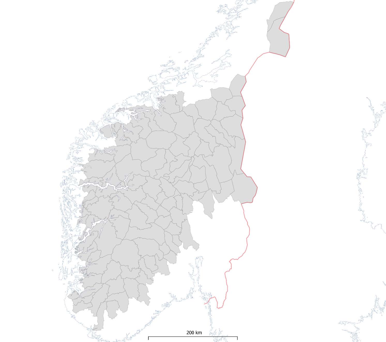 kart over sør-norges fjellkommuner 