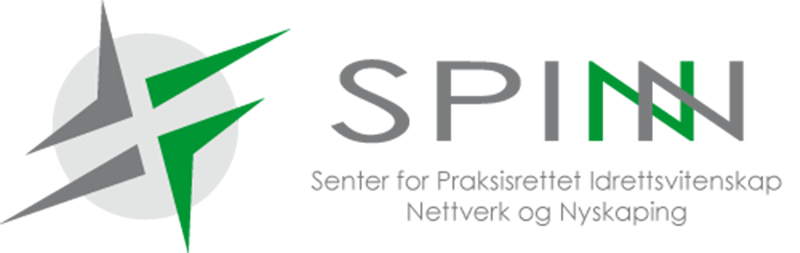 Logo Senter for prakisrettet idrettsvitenskap 