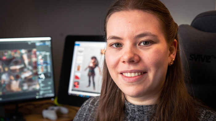 Portrettfoto av tidligere HINN-student Oda Sandaker. 
