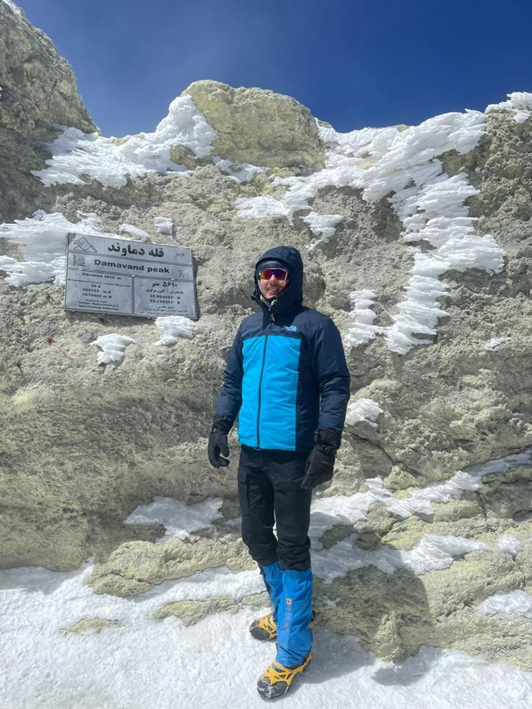 På tur i den iranske fjellheimen. (Foto: Privat)