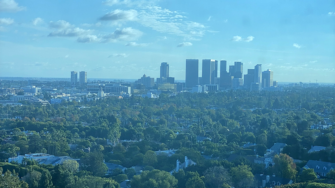 Bilde over Los Angeles. 