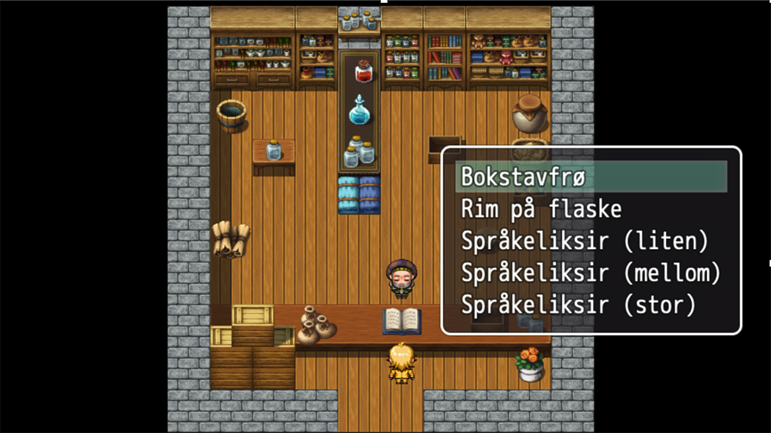 Skjermdump fra et spill.