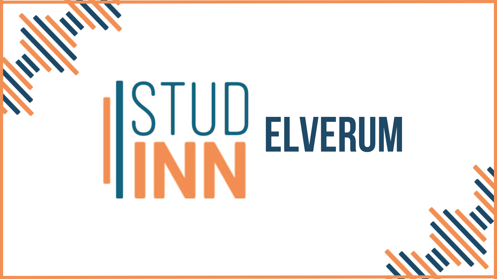 Logoen til Studentsamfunnet i Innlandet i oransje og blå.